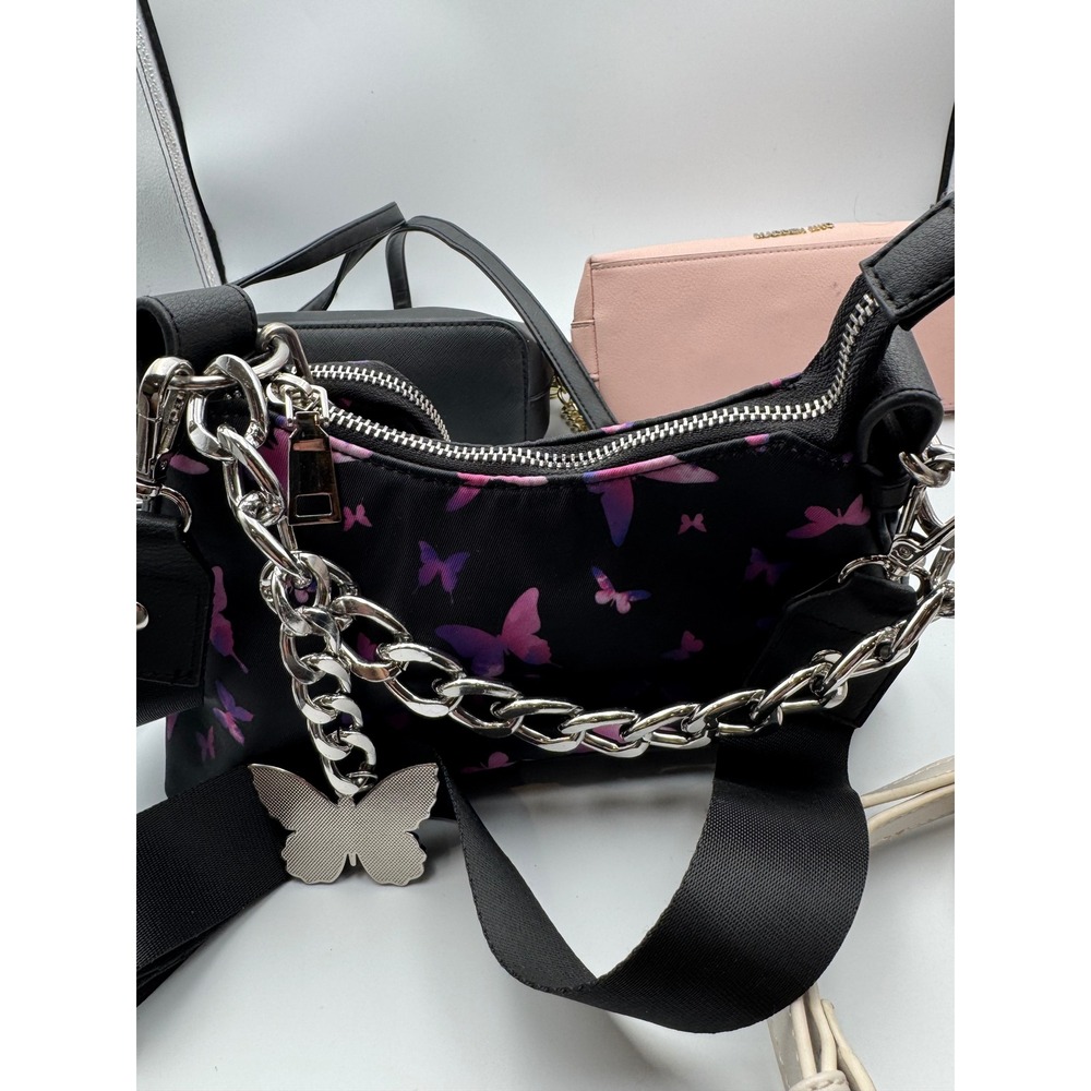 Lot of Steve‎ Madden Pink Hobo Crossbody Bag with Gold Chain  lot of 4 - Picture 15 of 16